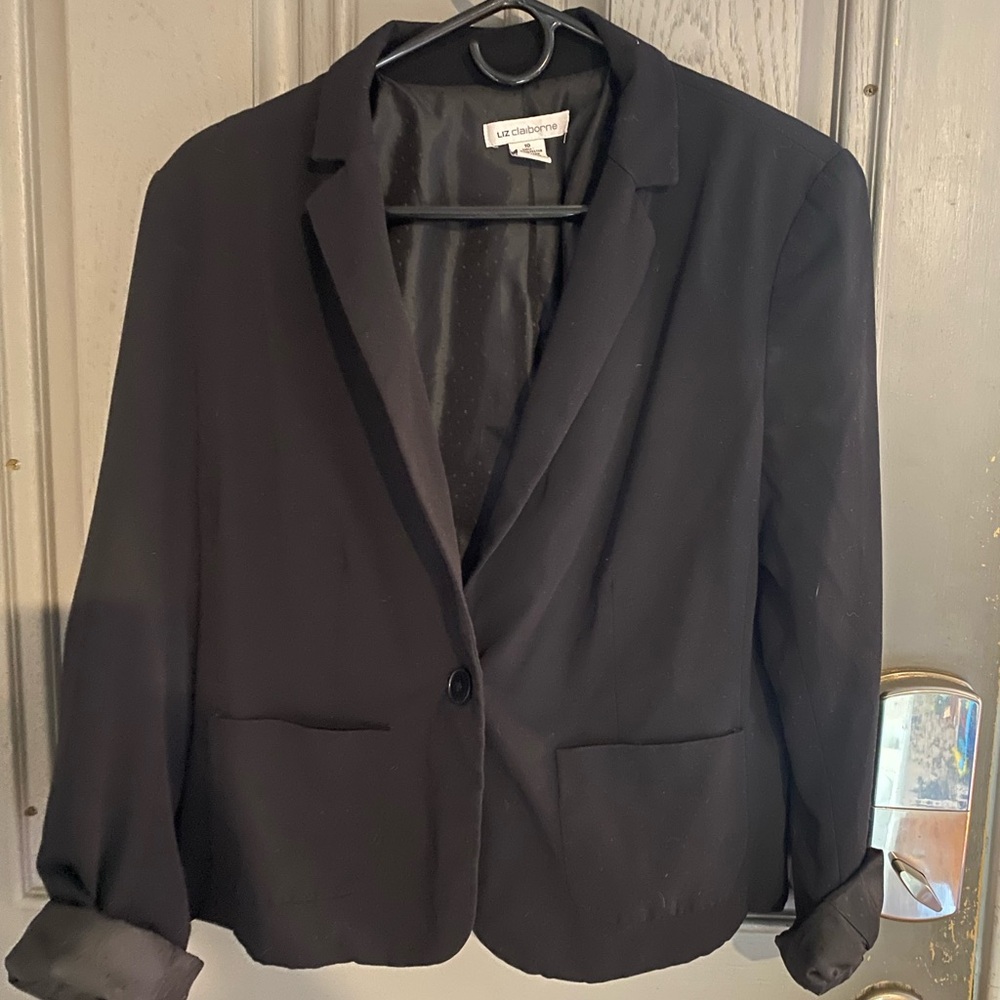 Liz Claiborne Elegant Black Blazer